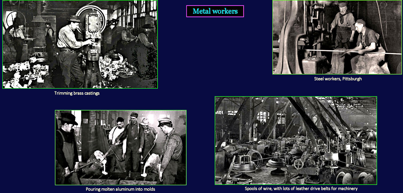Metal workers, 1910